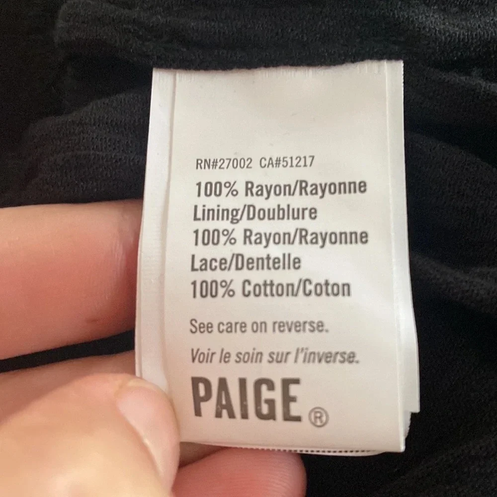 PAIGE Odelise Black Dot Dress NWT - Picture 10 of 11